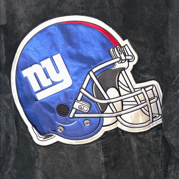 Vintage NFL New York Giants Black and Blue Varsity Jacket Size XL Men’s - Picture 8 of 9